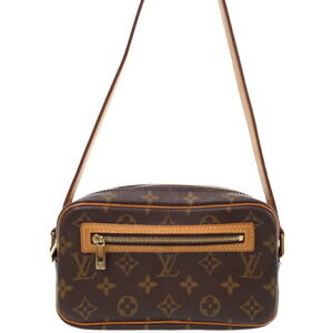 Louis Vuitton Monogram Leather Brown Pochette Cite Semi Shoulder Bag